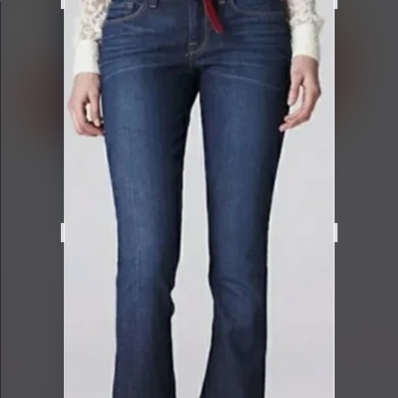 Lucky brand Sophia straight, size 6/28(ankle) in a beautiful deep blue - Picture 7 of 7